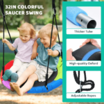 9.5′ Heavy-Duty Outdoor Porch Swing Set - Image 5
