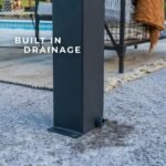 14×10 Sarasota Steel Louvered Pergola - Image 9