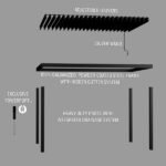 14×10 Sarasota Steel Louvered Pergola - Image 13
