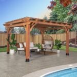 Backyard Discovery 12′ x 10′ Cedar Pergola - Image 2