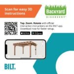 Backyard Discovery 12′ x 10′ Cedar Pergola - Image 12