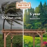 Backyard Discovery 12′ x 10′ Cedar Pergola - Image 3