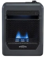 Bluegrass Living Natural Gas Vent Free Blue Flame Gas Space Heater With Base Feet – 10,000 BTU