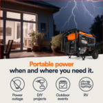 10,000 / 8,000 Watt Generac Portable Generator With Electric Start – GP8000E - Image 6