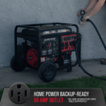 13000-Watt Push Button Start Dual Fuel Gas and Propane Powered Portable Generator - Image 4
