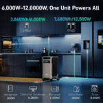 Anker 6000W Output/9000W Peak SOLIX F3800 Push Button Start All-in-one Power Station w - Image 6